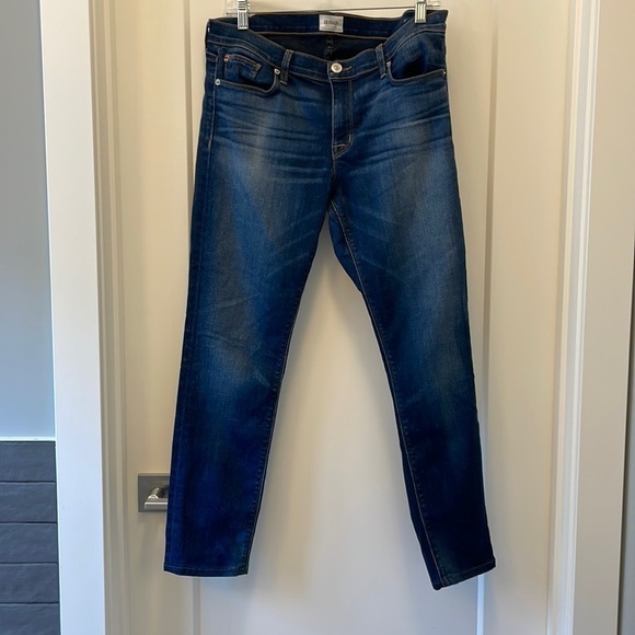 Sz32 Hudson Krista Super Skinny Ankle Denim in a dark wash BGLO colour VGUC - Picture 6 of 14